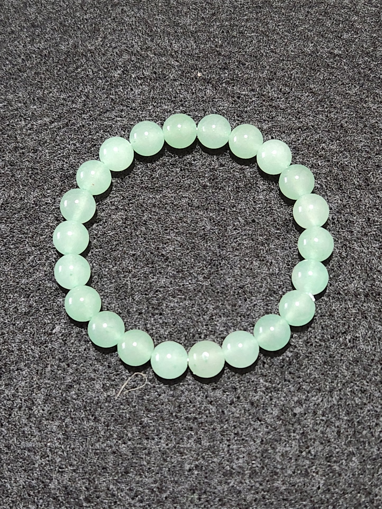 Green Aventurine Stone beaded bracelet - luck - good fortune - balance - stability