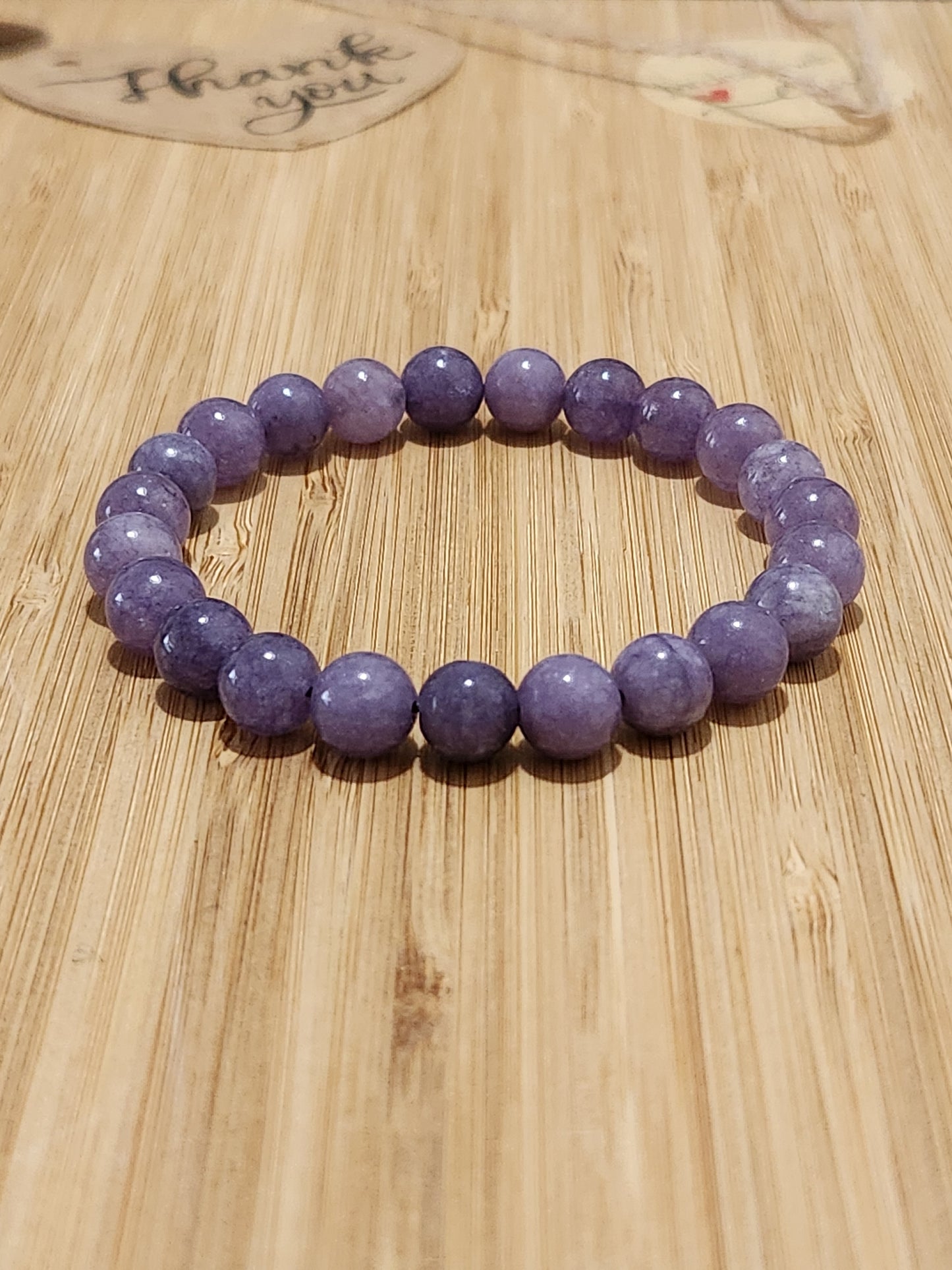 Lavender Stone Bracelet - love - appreciation - understanding - inspiration - joy