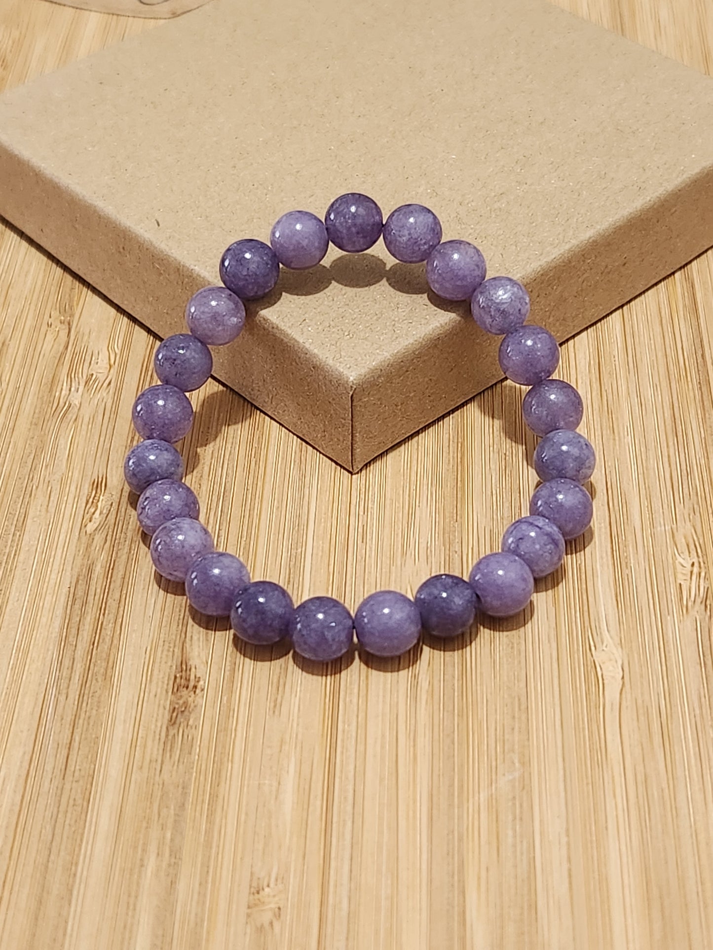 Lavender Stone Bracelet - love - appreciation - understanding - inspiration - joy