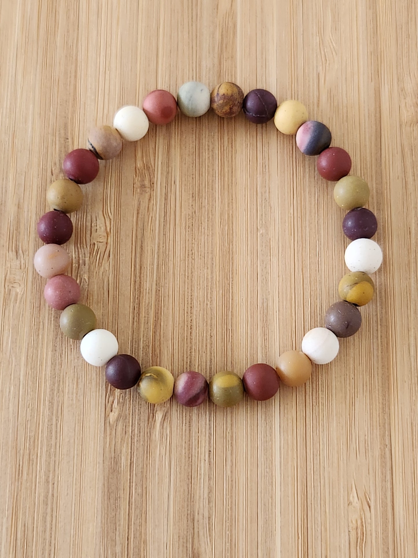 Egg Yolk Stone Bracelet - clarity - tolerance - vitality - creativity - joy