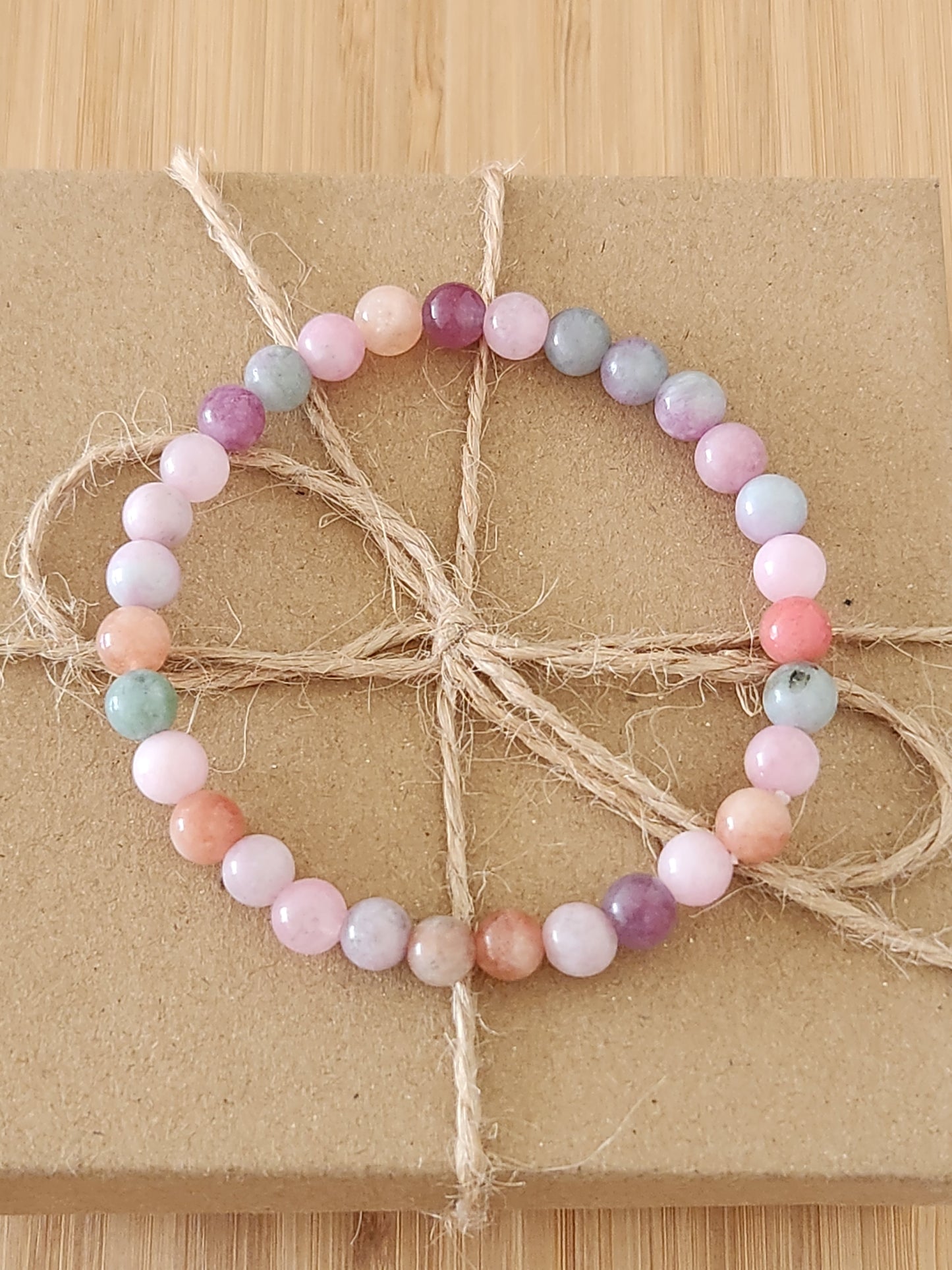 Rainbow Stone Bracelet - femininity - self love - compassion - hope - harmony