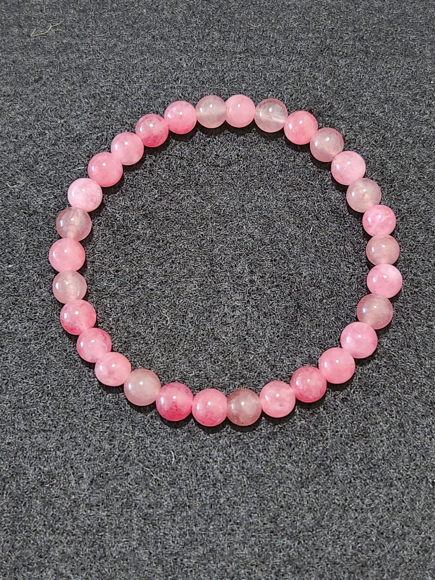 Strawberry Quartz Bracelet - love - passion - well being - unity - tranquility