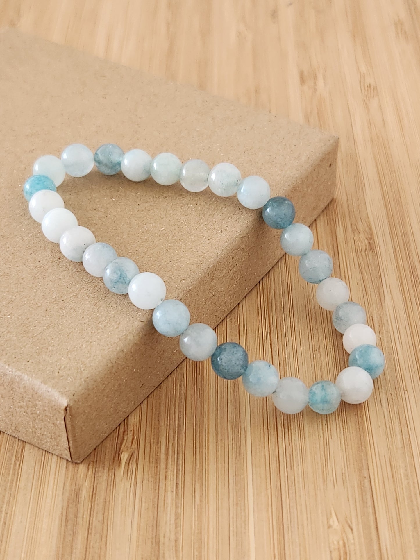 Light Blue Agate Bracelet - stability - patience - balance
