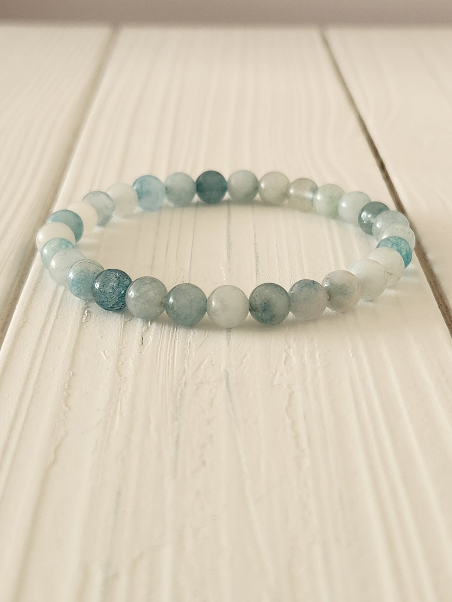 Light Blue Agate Bracelet - stability - patience - balance